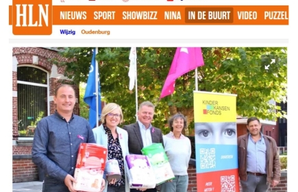 HLN artikel - Rotary Gistel - Kinder Kansen Fonds